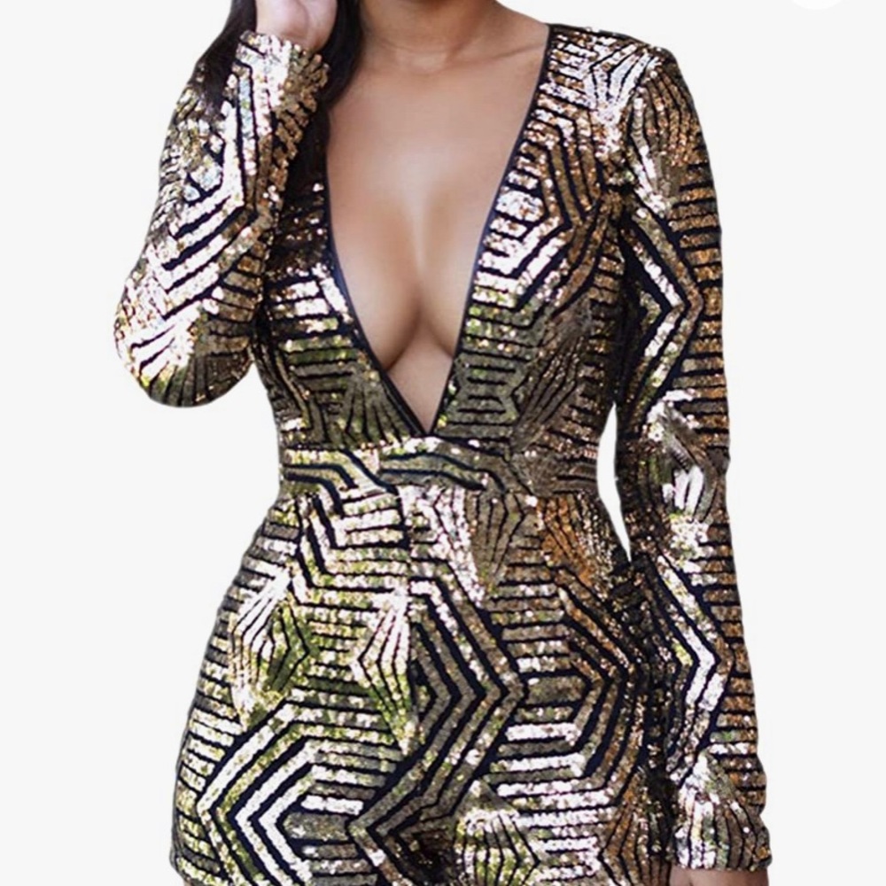 Sequins romper